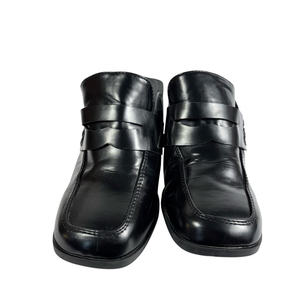 Seychelles Y2K 'KAMI' Black Chunky Heel Loafer Mules Size 7.5 - Picture 2 of 5